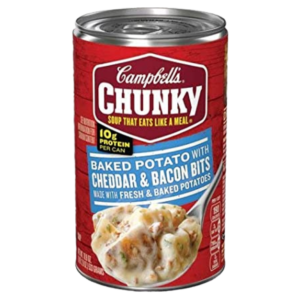 Chunky Campbell´s Baked Potato Steak & Cheese